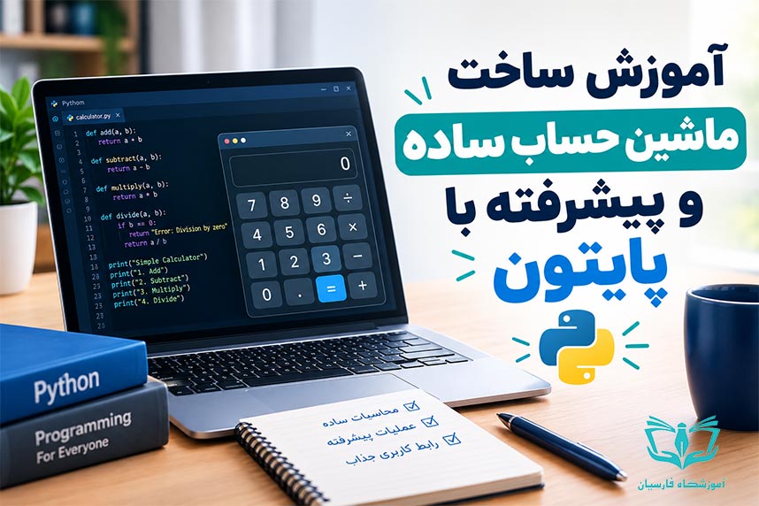 آموزش ساخت ماشین حساب ساده و پیشرفته با پایتون