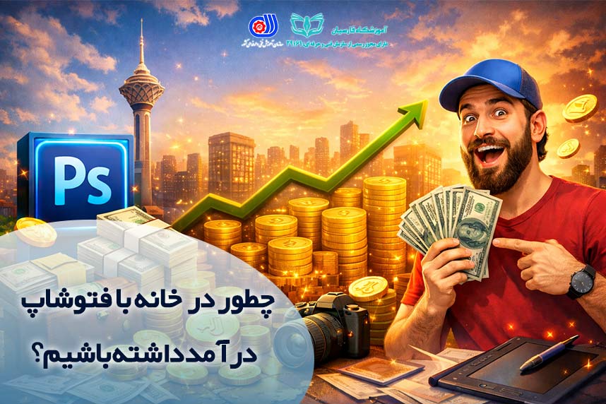 راهنمای کسب درآمد از فتوشاپ در خانه 💸چقدر و چگونه؟